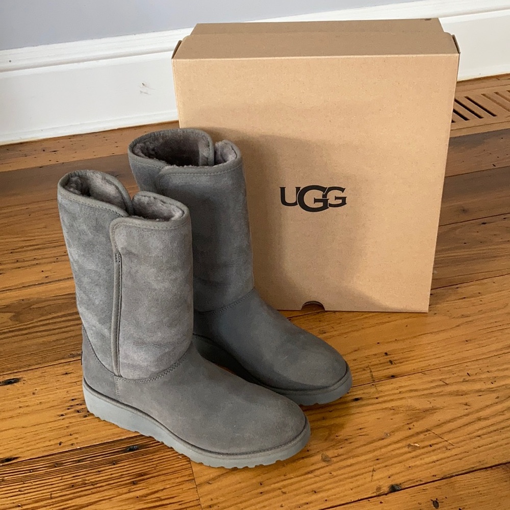 Gray Ugg boots